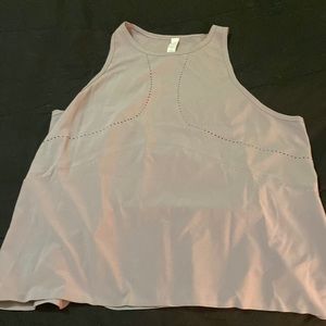 Lavender high neck Lululemon tank